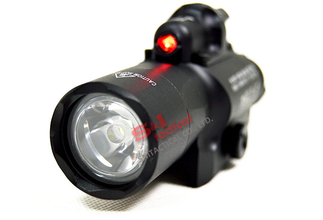 SF X400 Ultra LED Pistol/Rifle WeaponLight (500 Lums, Red laser)